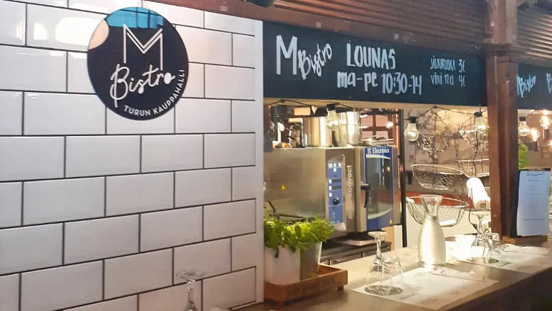 MBistro, lounas, Turun kauppahalli